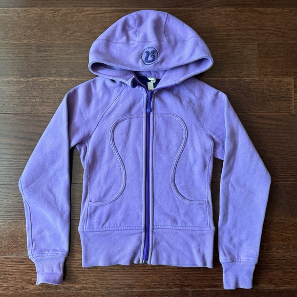 lululemon purple zip up hoodie - Picture 1 of 7